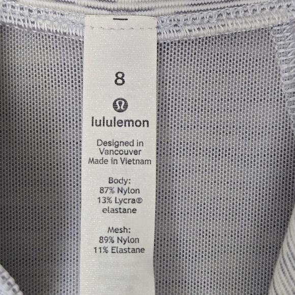 Lululemon Define Jacket, Wee Are From Space in Ice Grey Alpine White Size 8 - Picture 14 of 16